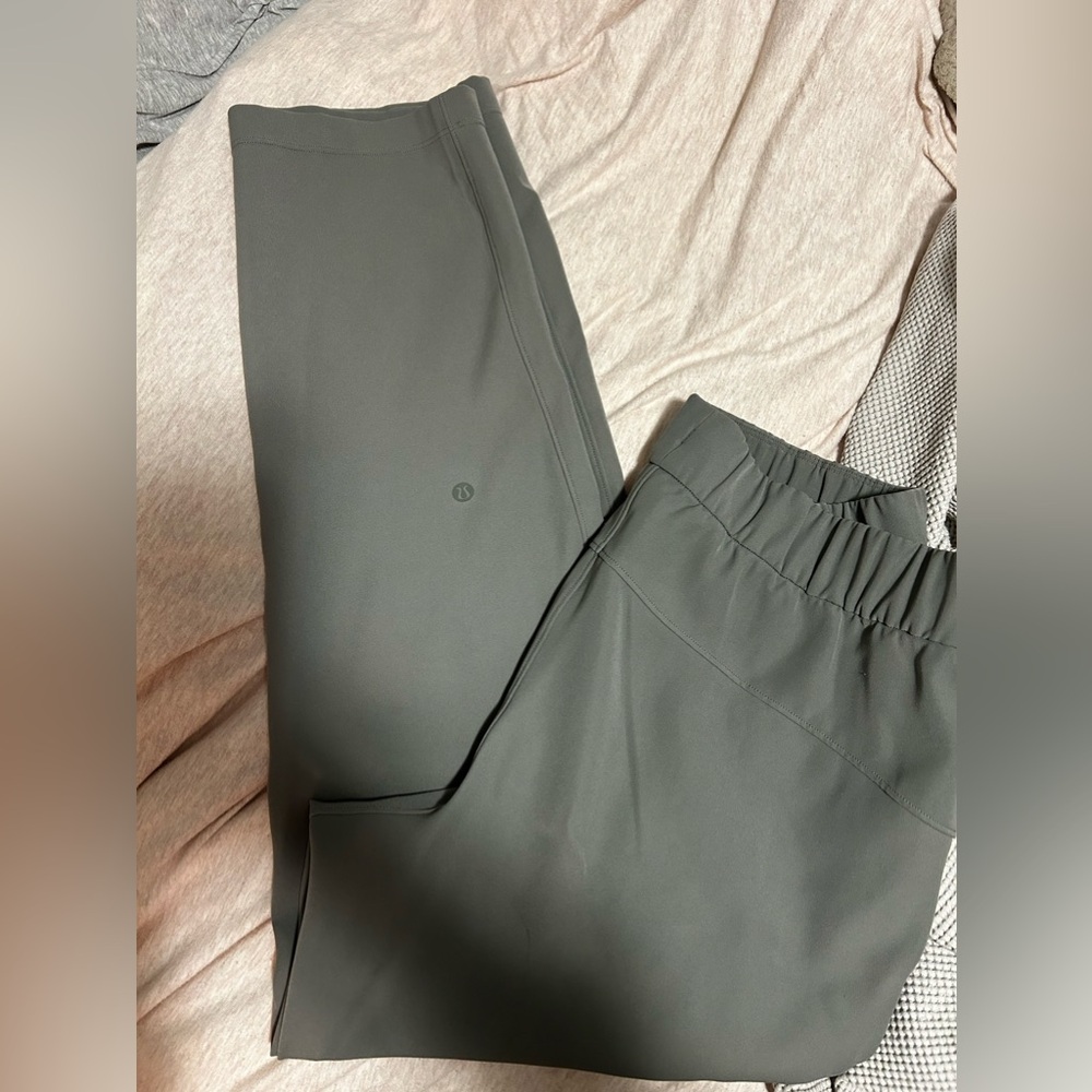 Grey sage lululemon pants